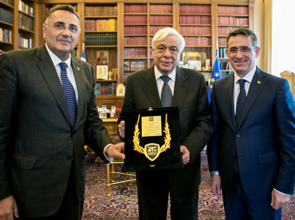 La dirigenza ETU incontra il Presidente della Repubblica Ellenica