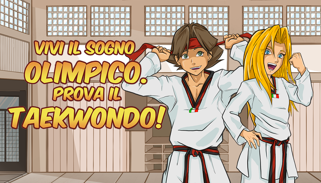 Vivi il Sogno Olimpico con noi. Prova il Taekwondo!