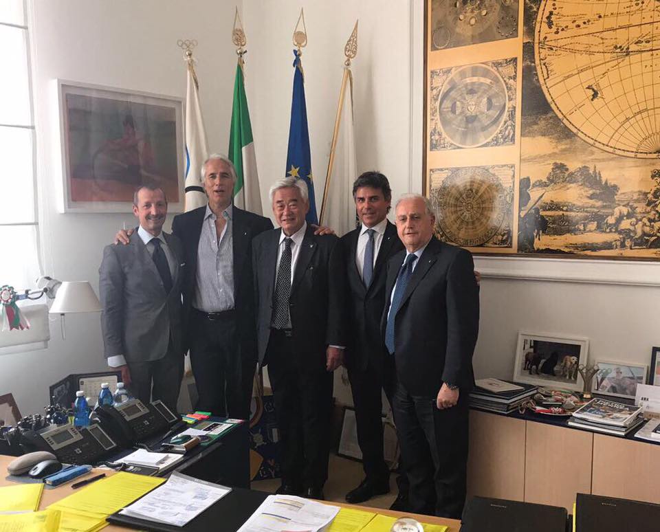 Il Presidente della World Taekwondo Federation in Italia!