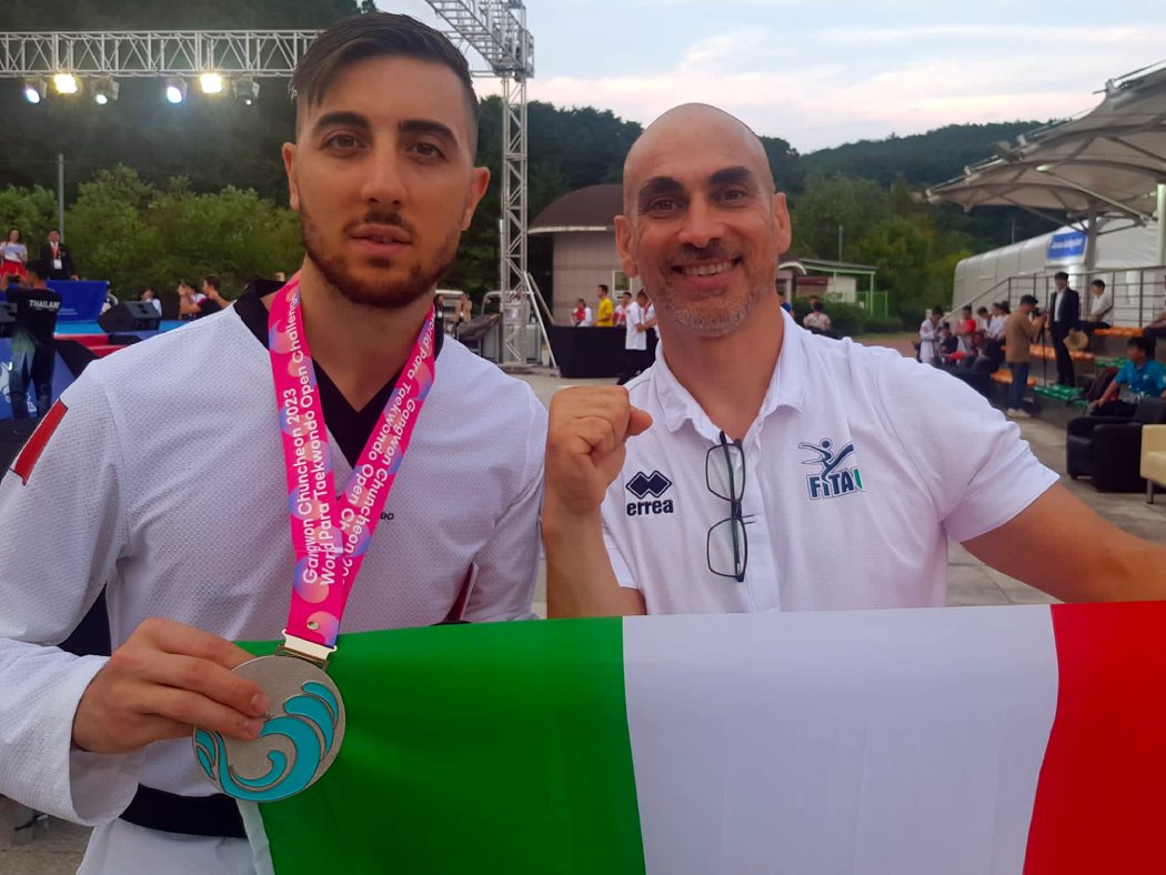 Gangwon·Chuncheon 2023 World Para Taekwondo Open Challenge: Antonino Bossolo conquista una bellissima e importante medaglia d'Argento.