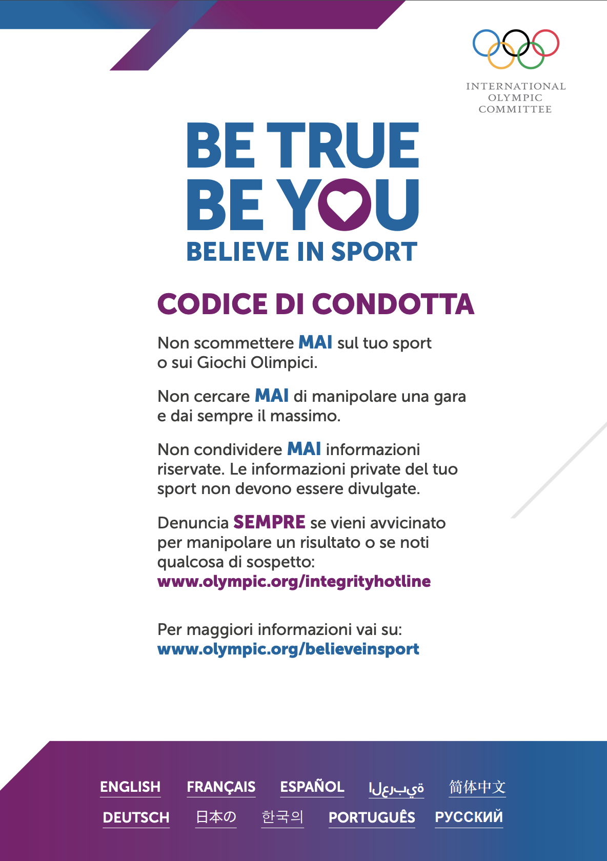 Code of Conduct ITA