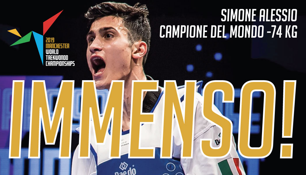 È tutto vero! Alessio Simone è Campione del Mondo! 