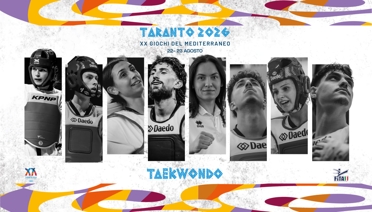 Taekwondo, otto azzurri in gara ai Giochi di Taranto 2026