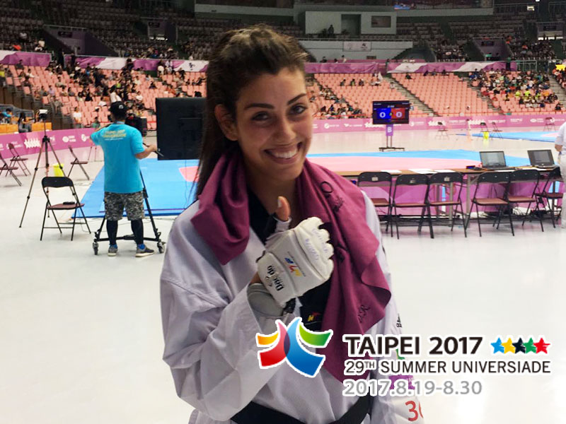 Universiadi TAIPEI 2017: Daniela Rotolo medaglia di Bronzo