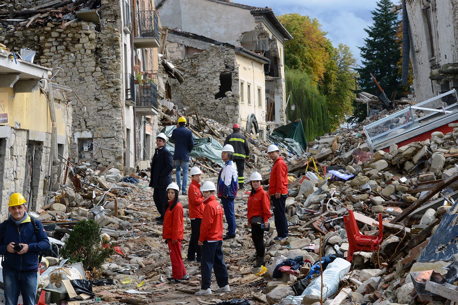 Amatrice. FITA e Taekwondo Humanitarian Foundation. 