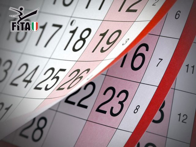 Calendario aggiornato con le date dei corsi federali