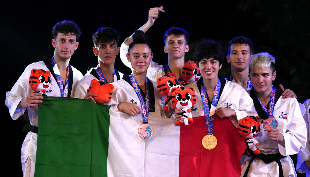 Prime medaglie per l'Italia al World Taekwondo Demo Team e Beach Championships!
