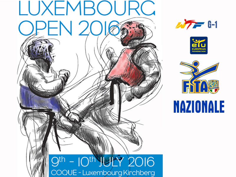 7 medaglie per la Nazionale Italiana al Luxembourg Open 2016