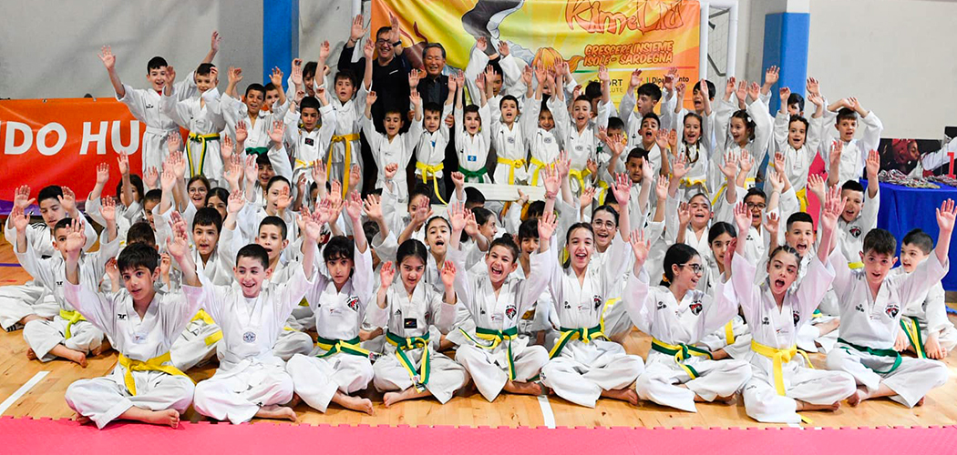 Il Kim e Liù conclude il suo tour a Capoterra, la porta delle meraviglie del taekwondo!