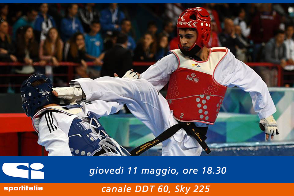 Giovedì 11 maggio il Taekwondo è su Sportitalia!
